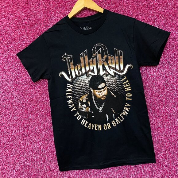Jelly Roll Halfway To Hell Whitsitt Chapel Album T-Shirt Small - Picture 3 of 4